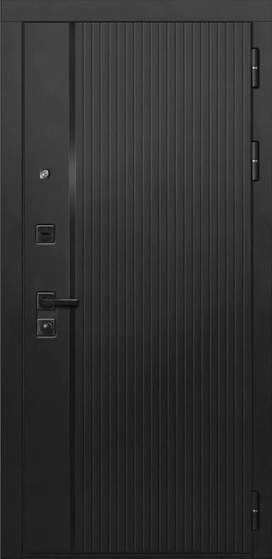 Входная дверь ДвериПРО L-45 Лаура-2 (16мм, светлый мореный дуб) DPRO197016 внешняя сторона