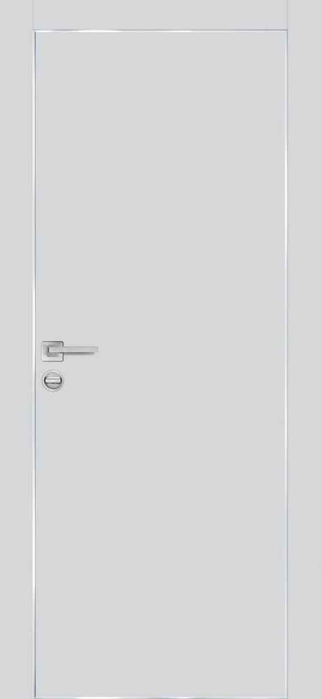 Фото Межкомнатная дверь PX-1 AL кромка с 4-х ст. Сапфир матовый