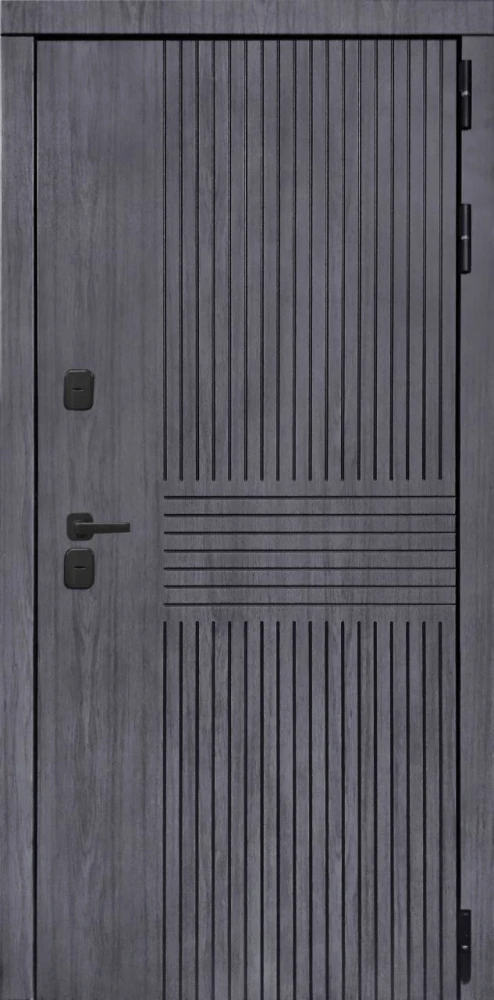 Входная дверь ДвериПРО Берген Гладкая Шарли светлый DPRO227930 внешняя сторона