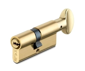 Цилиндровый механизм с вертушкой 164 BM/100 (45+10+45) mm латунь 5 кл.