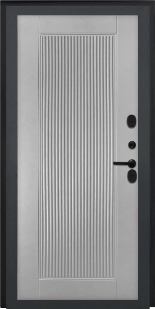 Входная дверь ДвериПРО Аура ПВХ 10мм Астрод Velutto Grigio DPRO196753 внутренняя сторона