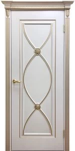 Межкомнатная дверь Легенда Фламенко РАЛ 9001 глухое ост