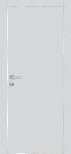 Межкомнатная дверь PX-1 AL кромка с 4-х ст. Сапфир матовый