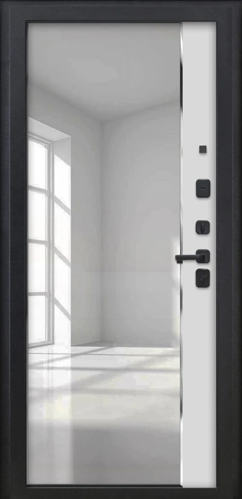 Входная дверь ДвериПРО Росна ФЛЗ-618 Белый матовый DPRO227959 внутренняя сторона