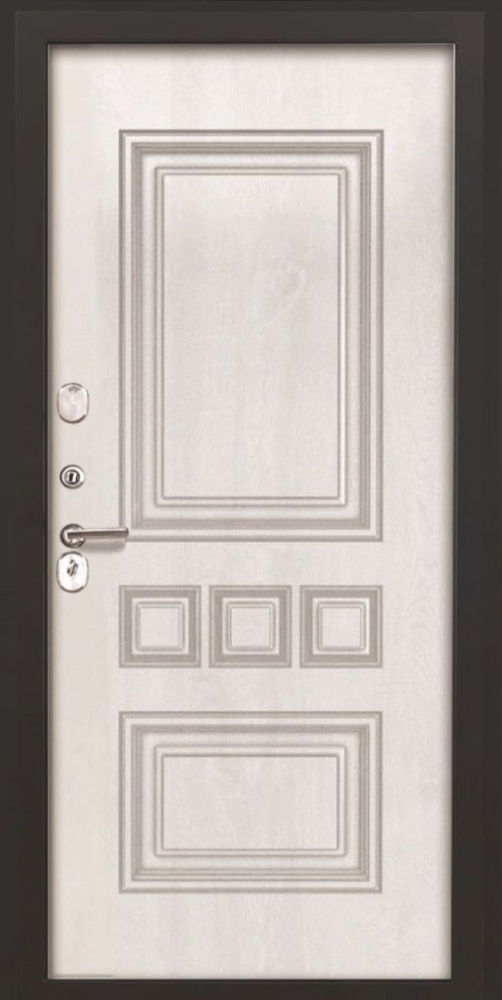 Входная дверь ДвериПРО Берген фл-608 винорит white DPRO195613 внутренняя сторона