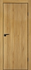 Межкомнатная дверь P-1 кромка ABS черная c 4-х ст. Дуб золотистый