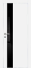 Межкомнатная дверь PX-10  AL кромка с 4-х ст. Белый матовый