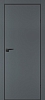 Межкомнатная дверь P-1 кромка ABS черная c 4-х ст. Графит матовый